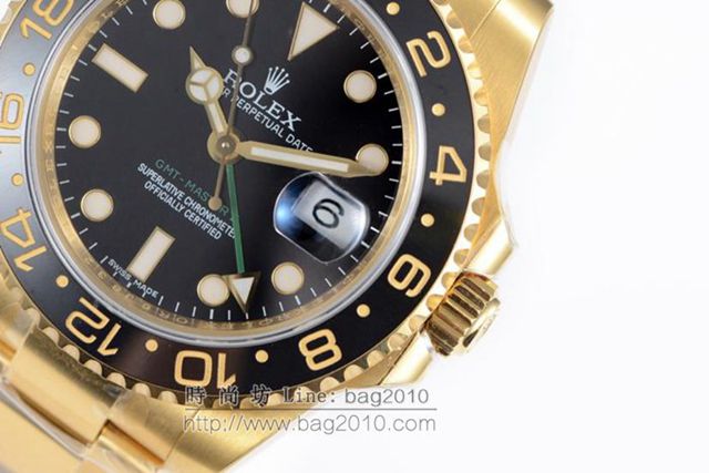 勞力士手錶 最熱賣表款 真陶瓷圈口鉑金字體 Rolex高端機械男表 勞力士經典款男士腕表  hds1516